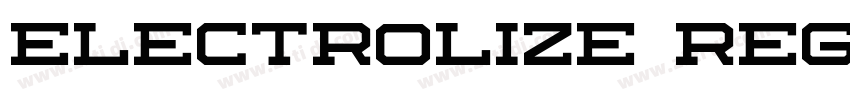 Electrolize Regular字体转换